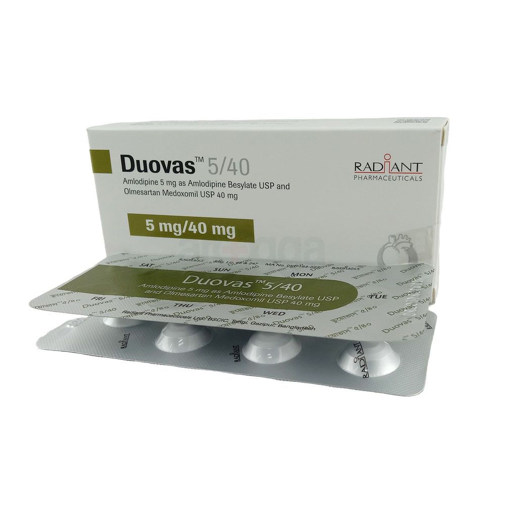 Duovas 5/40 5mg+40mg Tablet