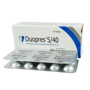 Duopres 5/40 5mg+40mg Tablet