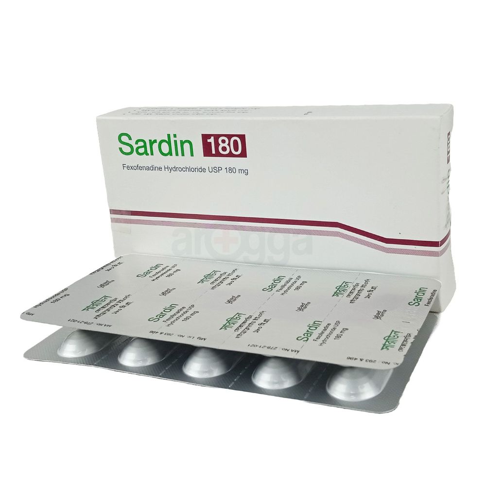 Sardin 180mg Tablet