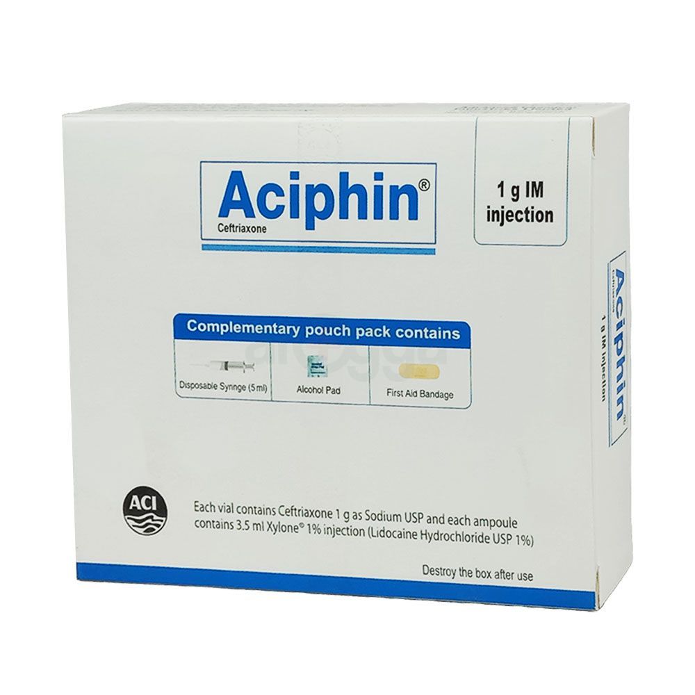 Aciphin 1gm IM 1gm/vial Injection