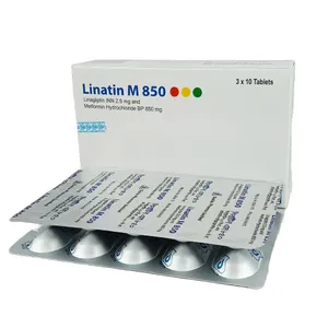 Linatin M 850 2.5mg+850mg Tablet