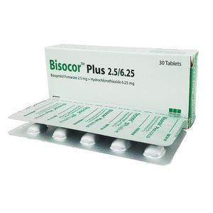 Bisocor Plus 2.5/6.25 2.5mg+6.25mg Tablet