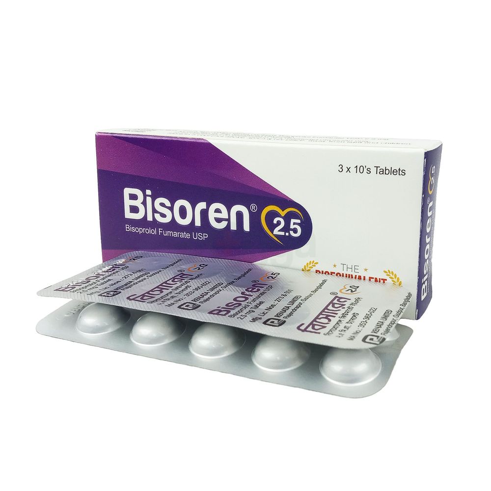 Bisoren 2.5 2.5mg Tablet