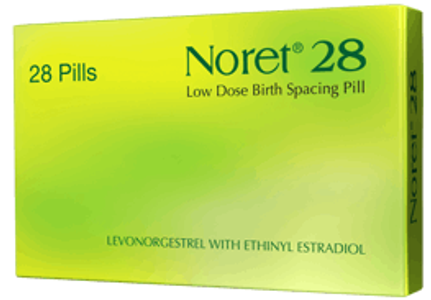 Noret 28 0.03+75+0.30mg Tablet