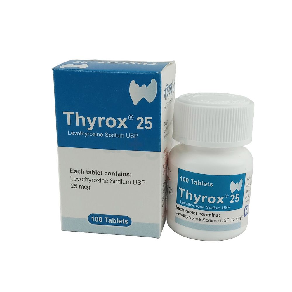 Thyrox 25 25mcg Tablet