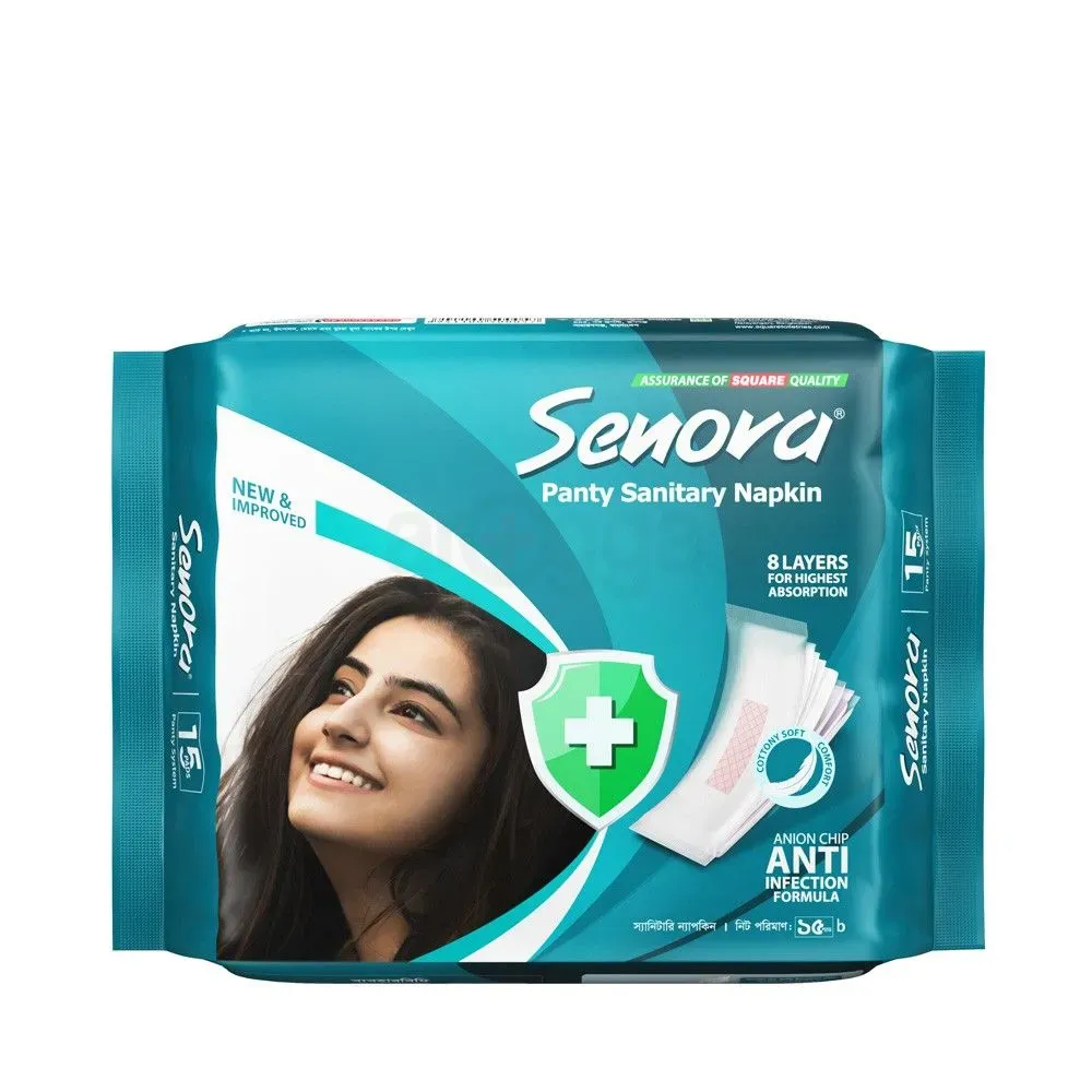 Senora Sanitary Napkin (Panty) 15's Pack  