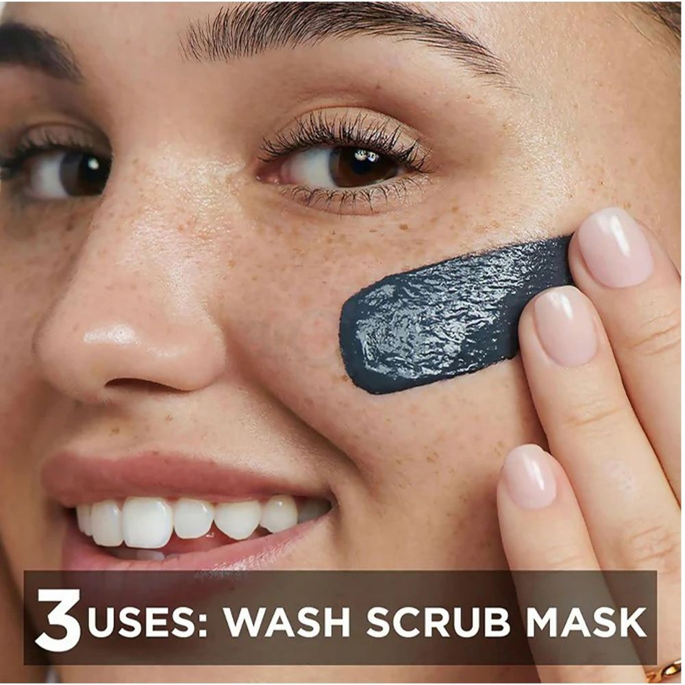 Garnier Pure Active 3in1 Anti Blackhead Scrub with BHA+Charcoal 150ml  