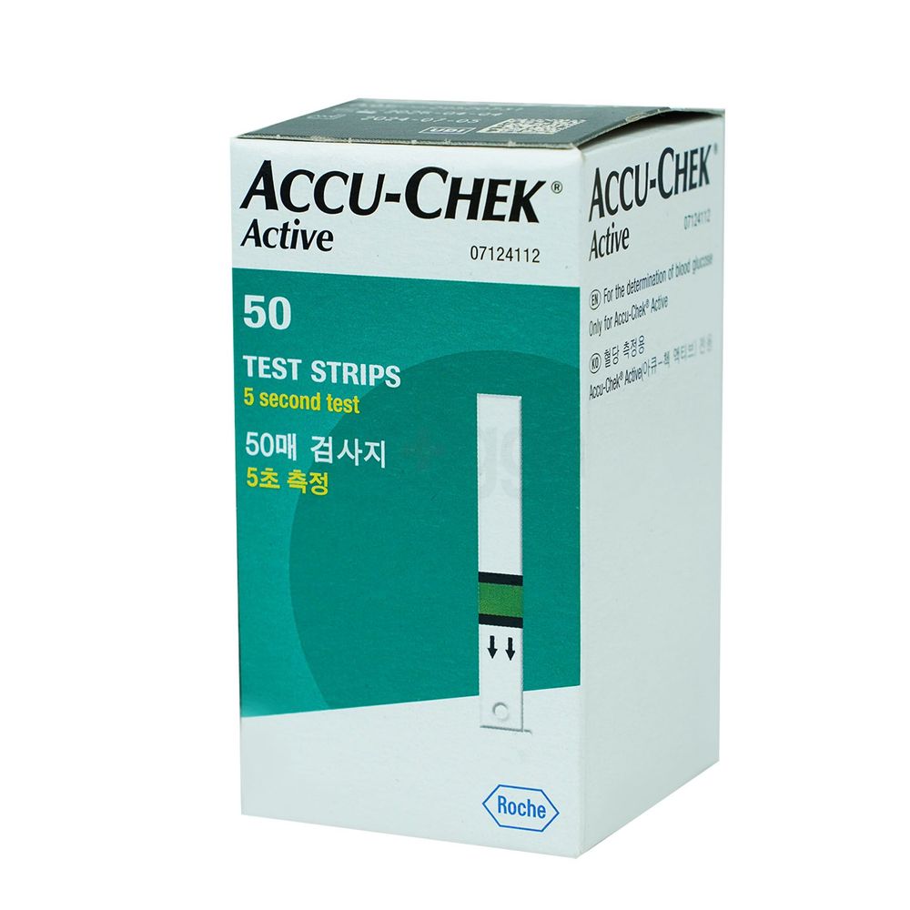 Accu-Chek Active Blood Glucose Strip 50's Pack  