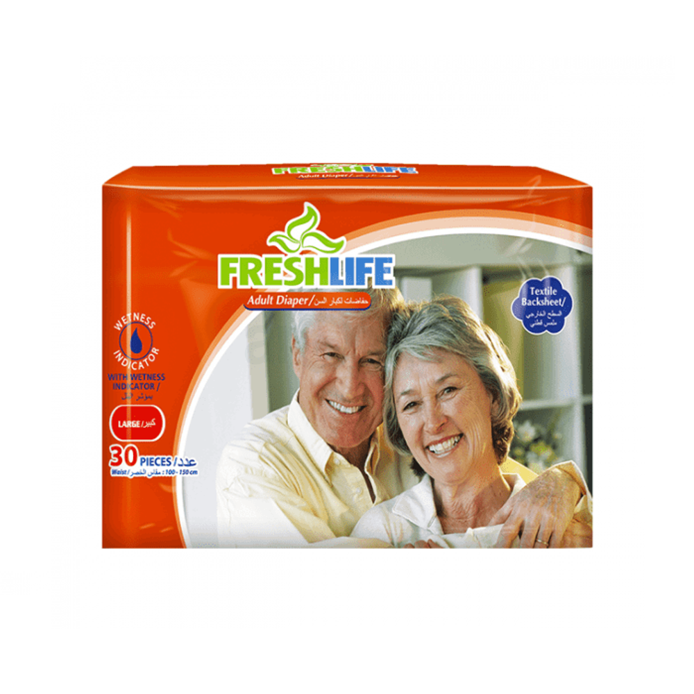 Freshlife Adult Diaper 30pcs - Large   