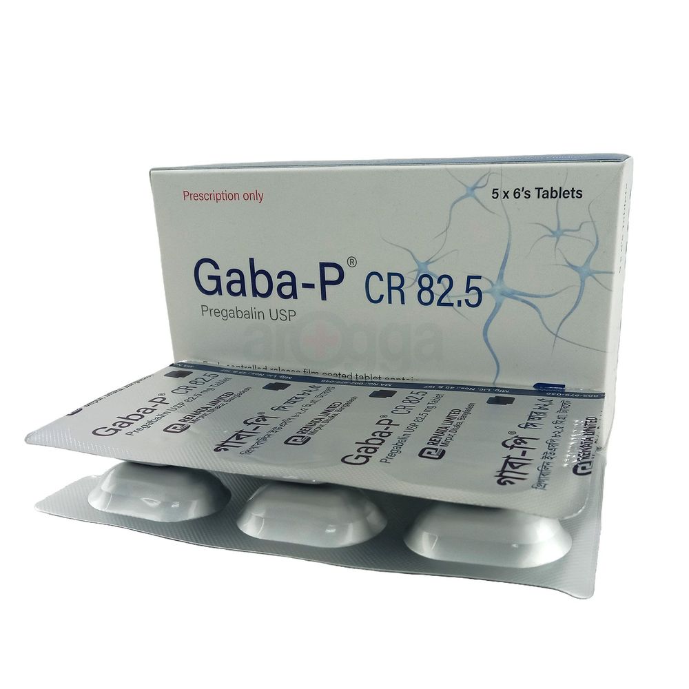 Gaba-P CR 82.5 82.5mg Tablet