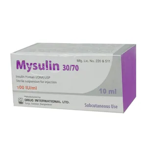 Mysulin 30/70 Vial 100IU/ml Injection