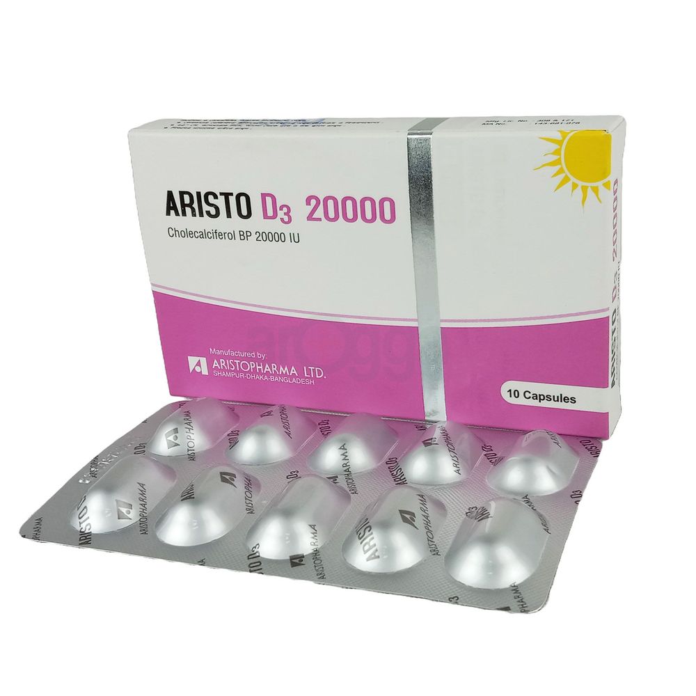 Aristo D3 20000 20000IU Capsule