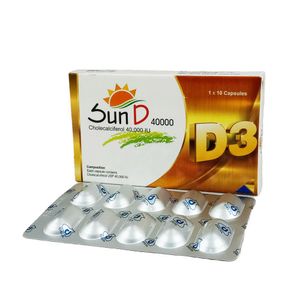 Sun D 40000IU 40000IU Capsule