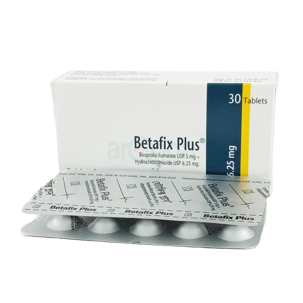 Betafix Plus 5/6.25mg+6.25mg Tablet