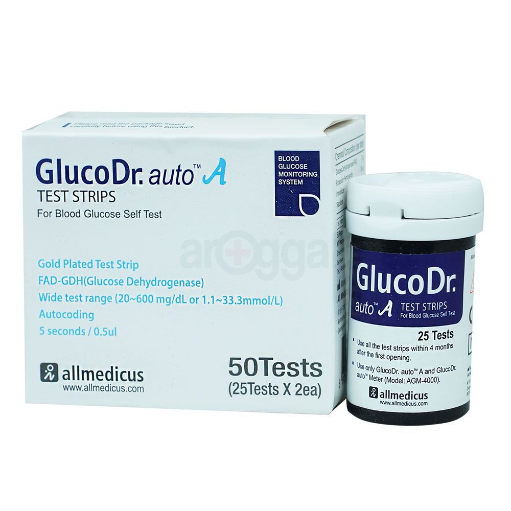 GlucoDr Blood Glucose Test Strip 25's Pack  