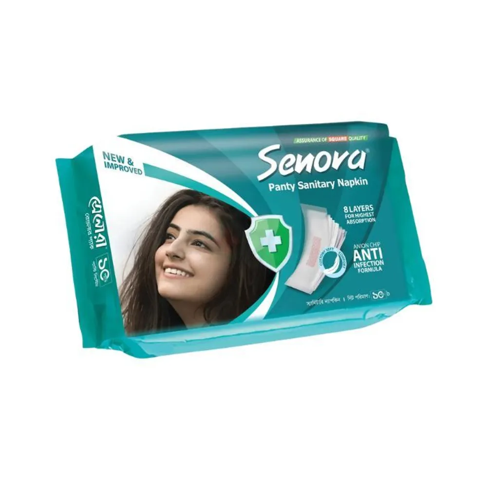 Senora Sanitary Napkin Regular Flow (Panty) 10's Pack  