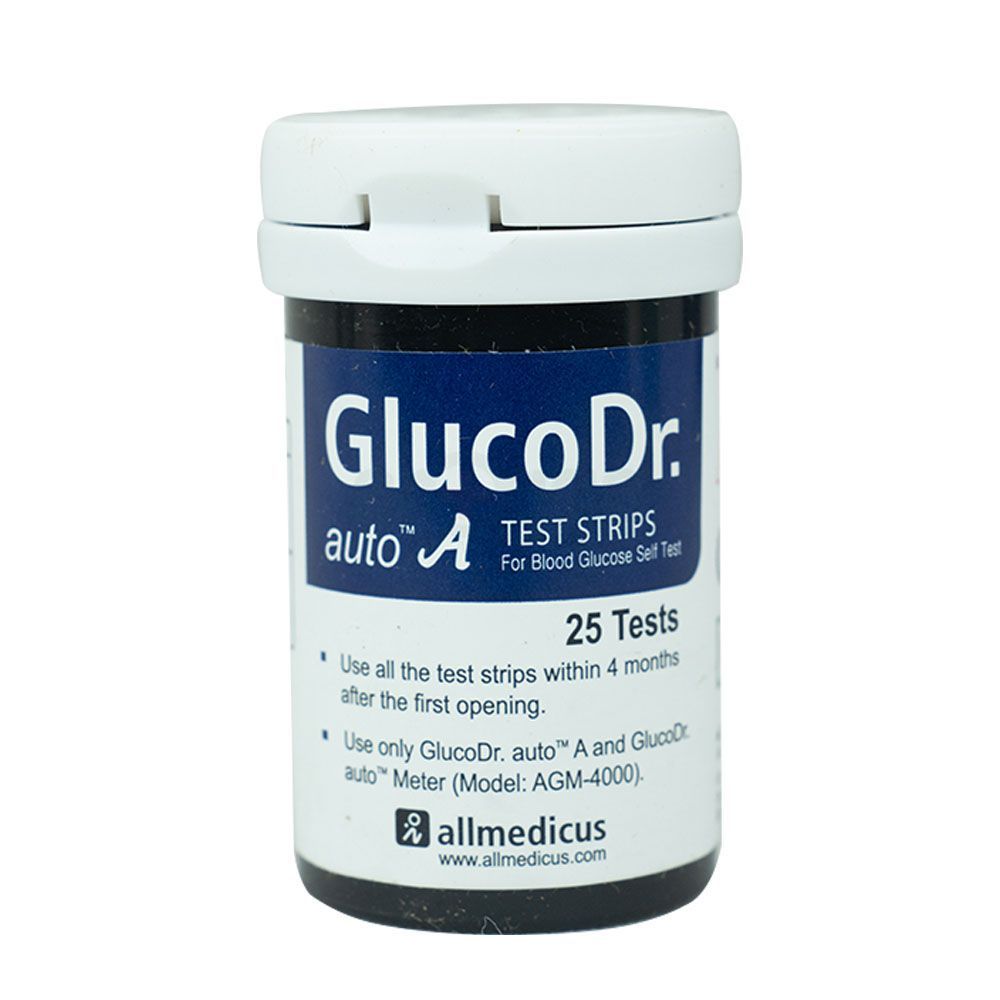 GlucoDr Auto A Blood Glucose Test Strip 25's Pack  