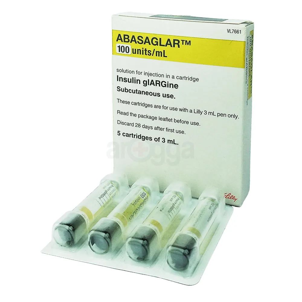 Abasaglar Cartidge 100IU/ml SC Injection
