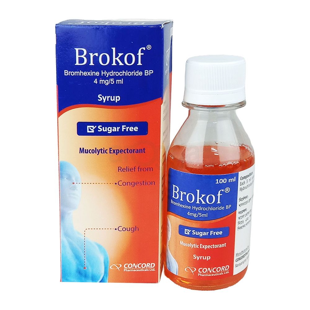 Brokof 4mg/5ml Syrup