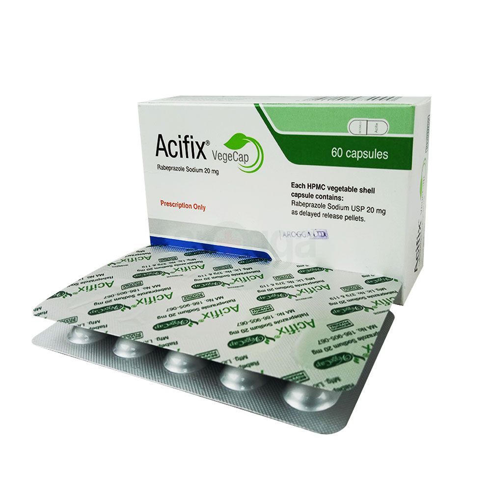Acifix 20mg Capsule - Arogga Online Pharmacy