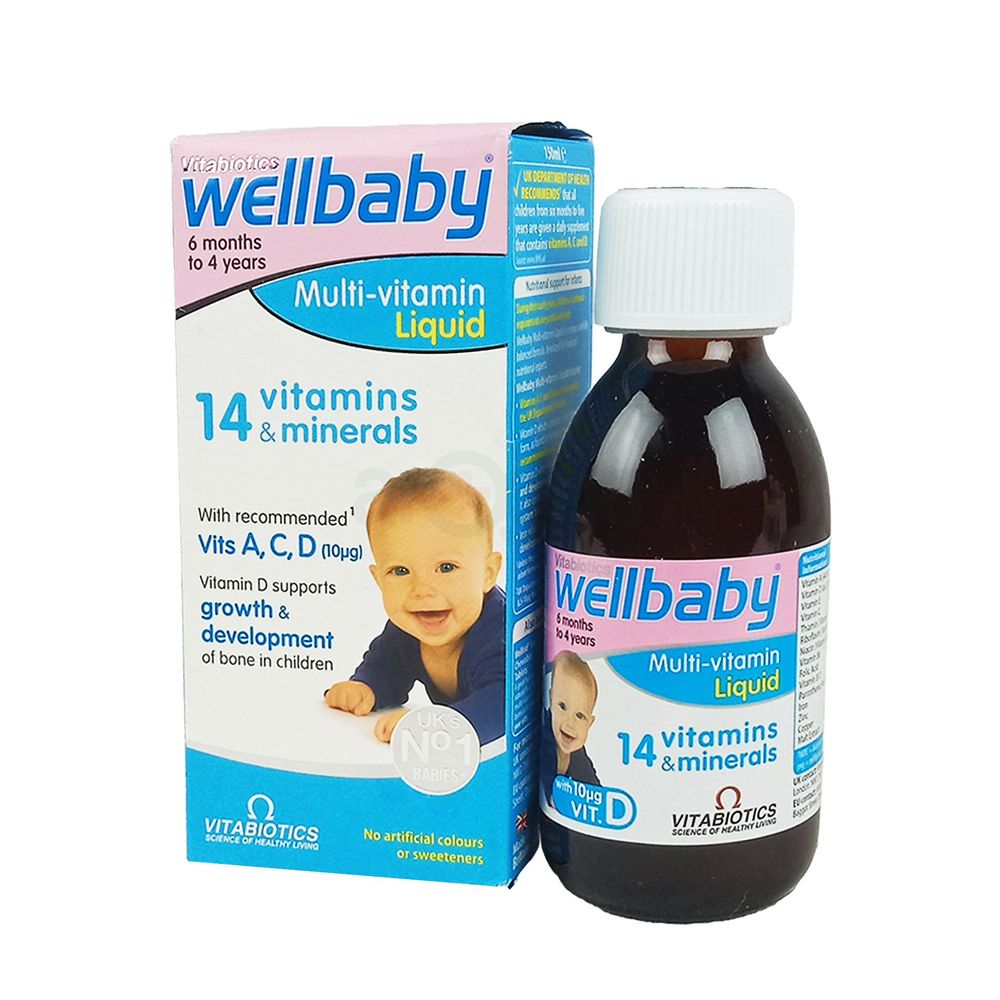 Vitabiotics Wellbaby Multi-Vitamin Liquid 150ml  