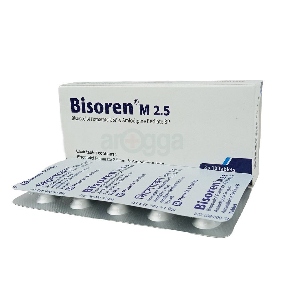 Bisoren M 2.5mg+5mg Tablet