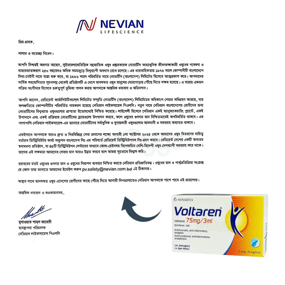 Voltaren 75mg/3ml injection