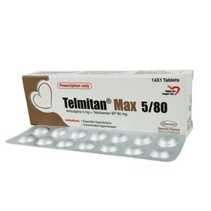 Telmitan Max 5/80 5/80mg Tablet