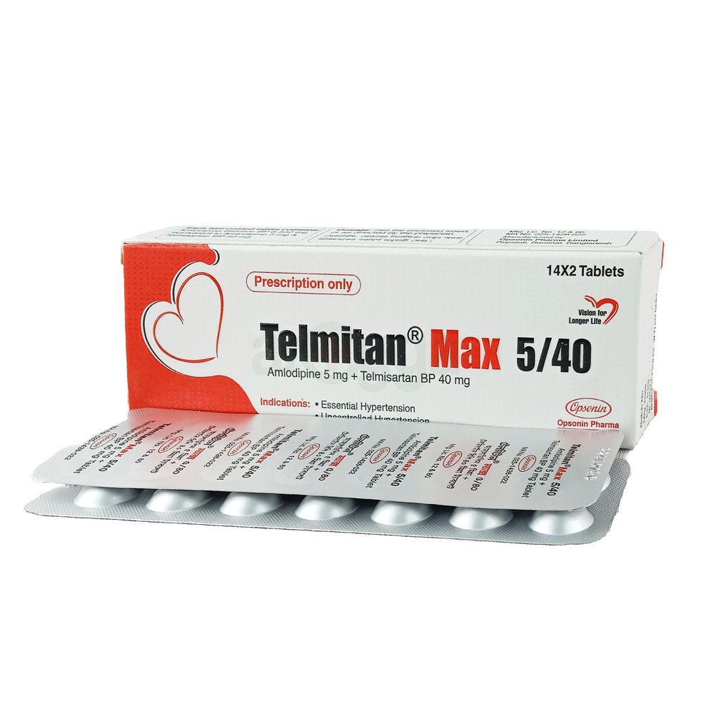 Telmitan Max 5/40 5/40mg Tablet