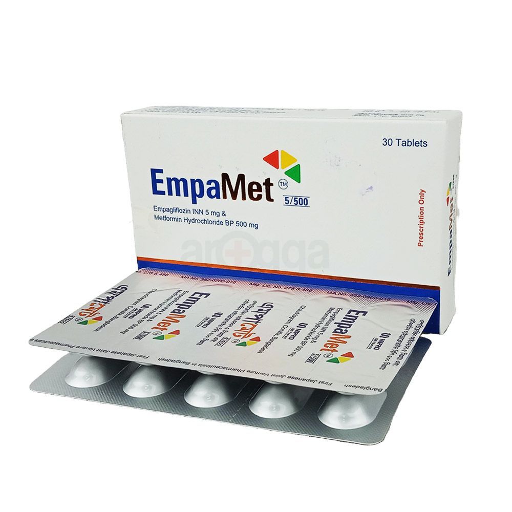 Empamet 500 5mg+500mg Tablet