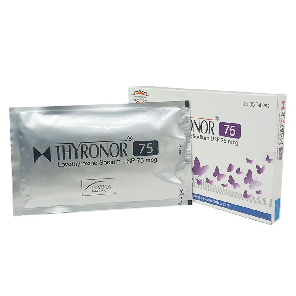 Thyronor 75 75mcg Tablet