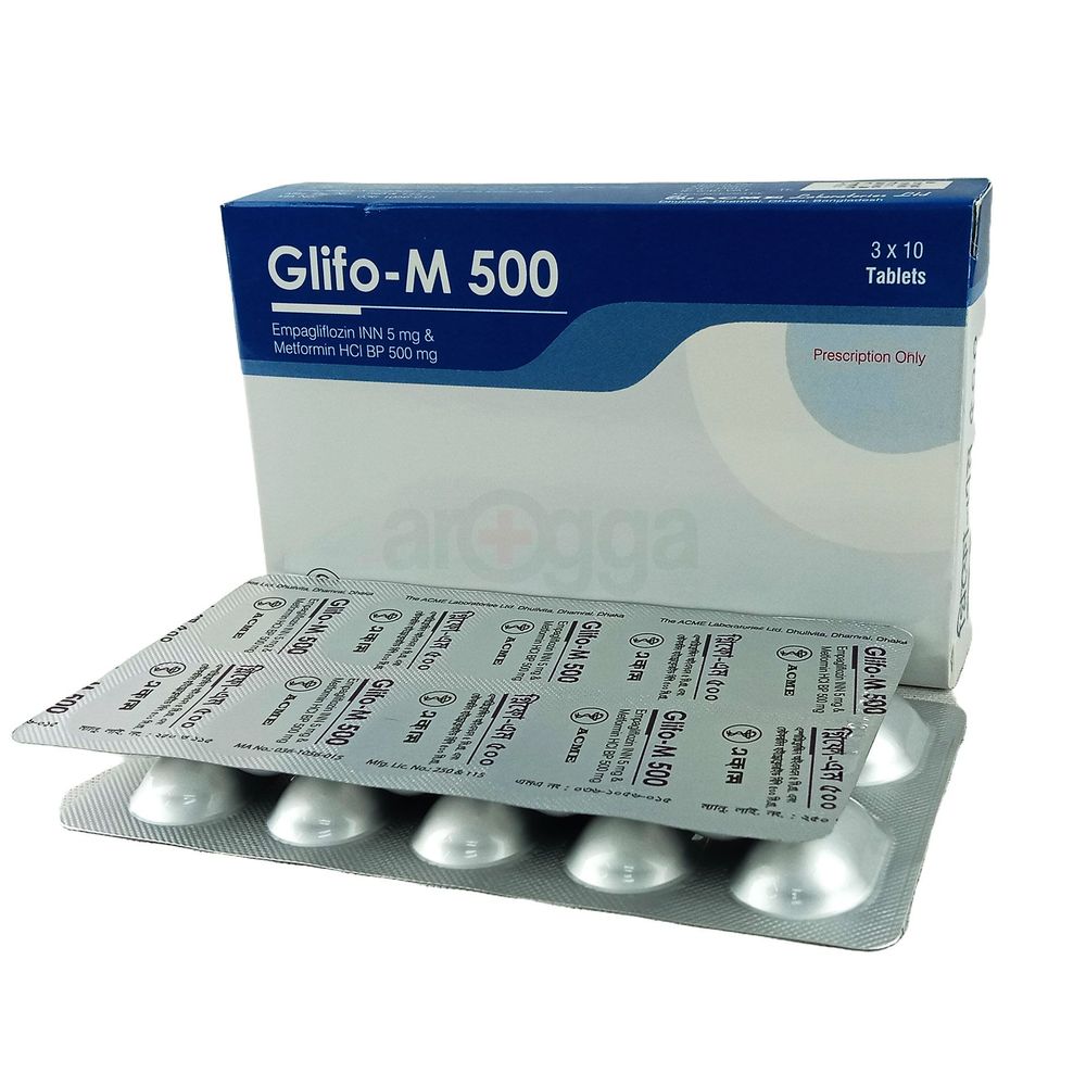 Glifo-M 500 5mg+500mg Tablet