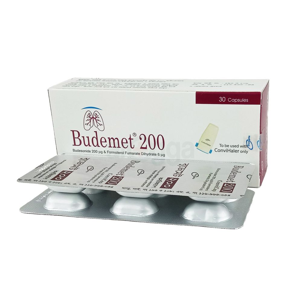 Budemet 200 Convicap 200/6µg Capsule