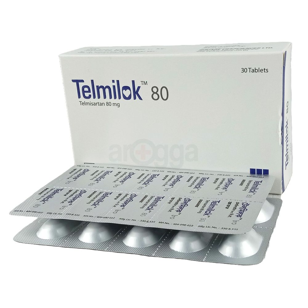 Telmilok 80mg Tablet