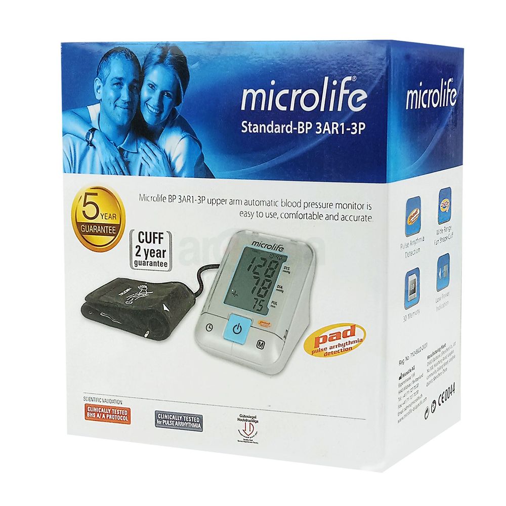 Microlife Digital Blood Pressure Monitor Standard-BP-3AR1-3P  