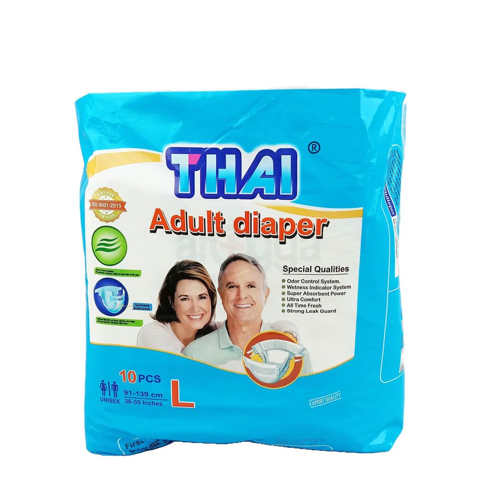 Thai Adult Diaper Belt System-L 10's Pack  