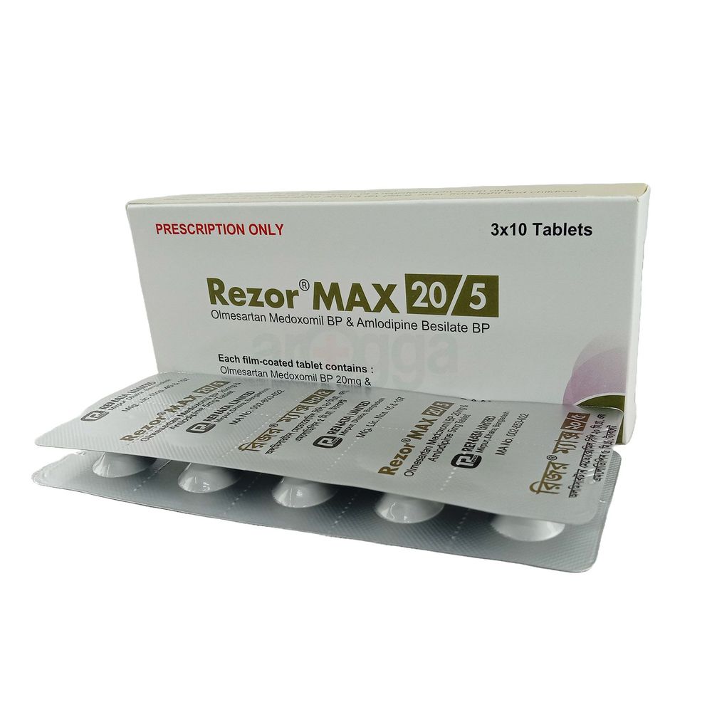 Rezor Max 5/20 5mg+20mg Tablet