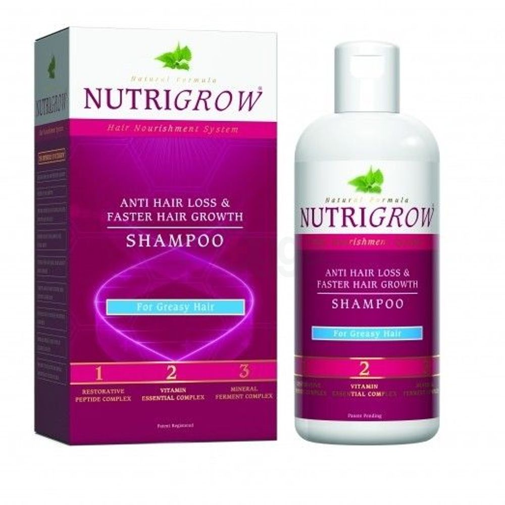 Nutrigrow Anti Hair Loss & Faster Hair Growth Shampoo For Dry & Normal Hair 300ml  