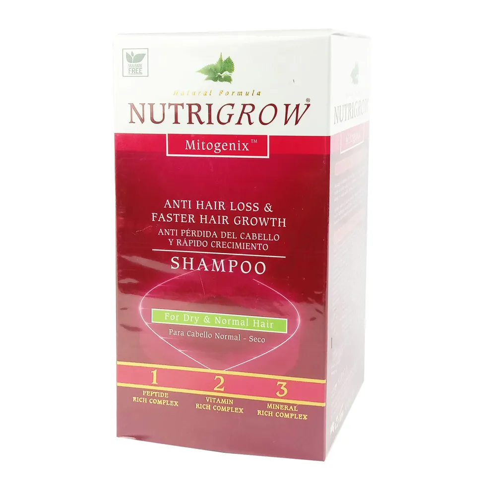 Nutrigrow Anti Hair Loss & Faster Hair Growth Shampoo For Dry & Normal Hair 300ml  
