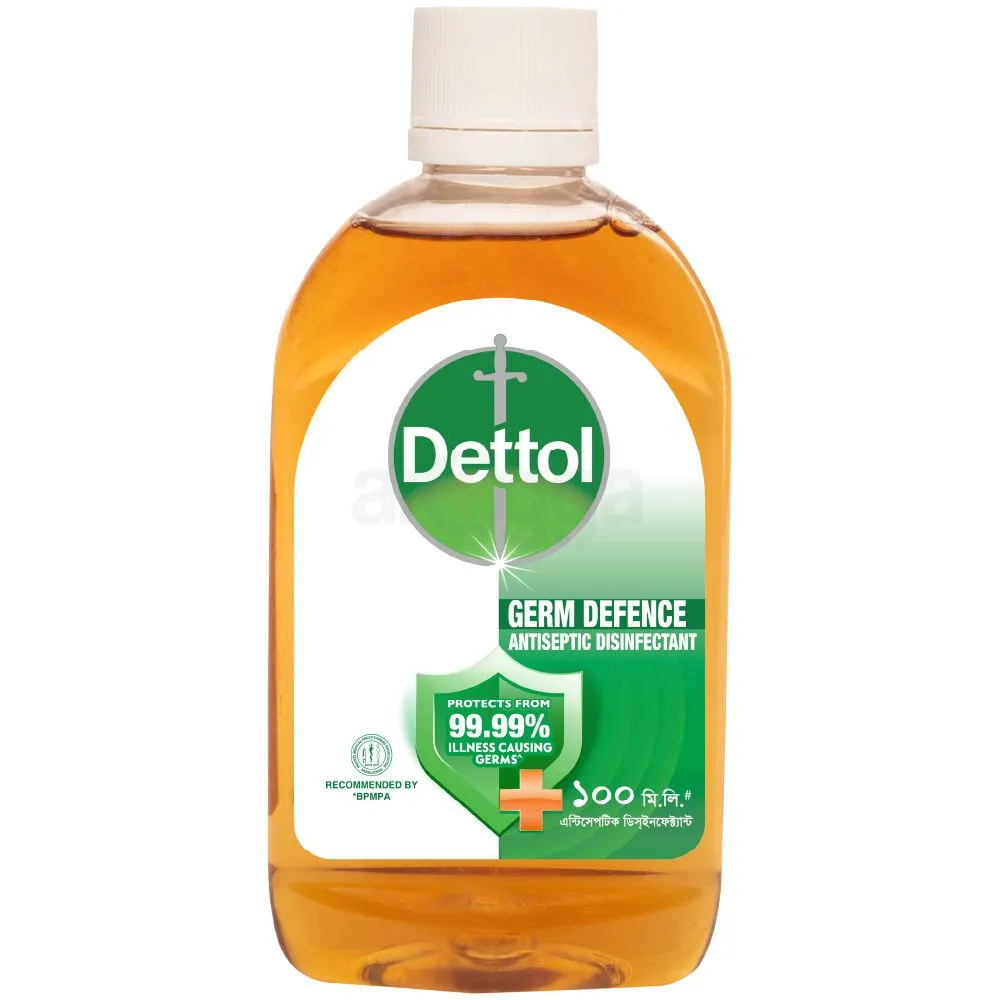 Dettol Antiseptic Disinfectant Liquid 100ml for First Aid, Medical & Personal Hygiene - Use Diluted  