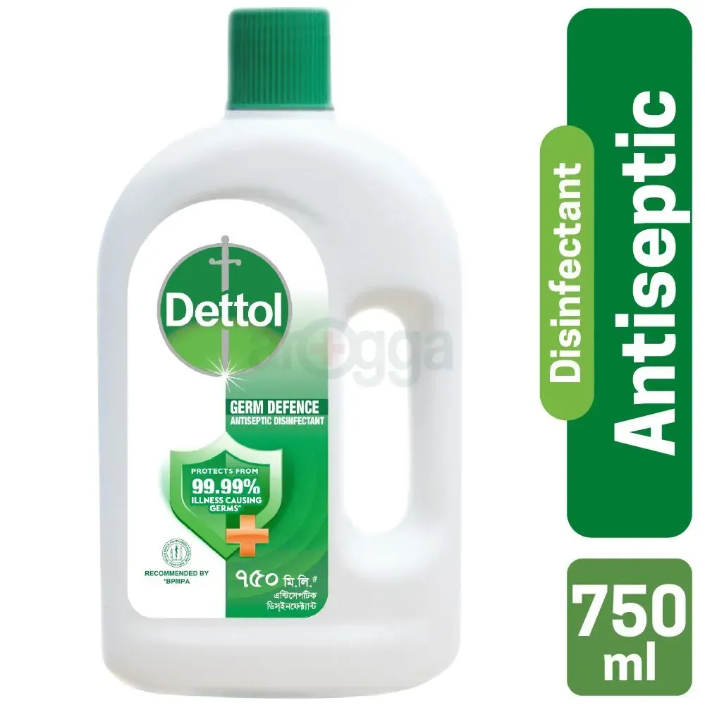 Dettol Antiseptic Disinfectant Liquid 750ml for First Aid, Medical & Personal Hygiene- use diluted  