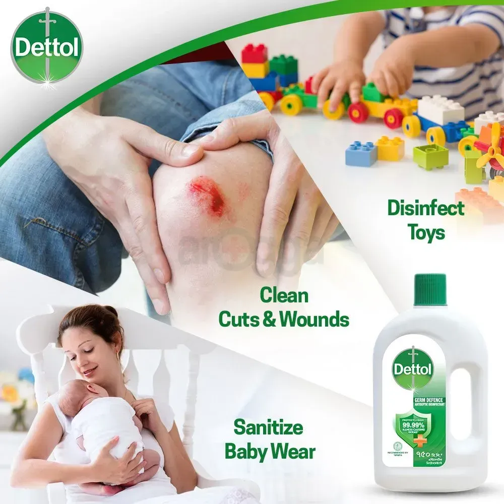 Dettol Antiseptic Disinfectant Liquid 750ml for First Aid, Medical & Personal Hygiene- use diluted  
