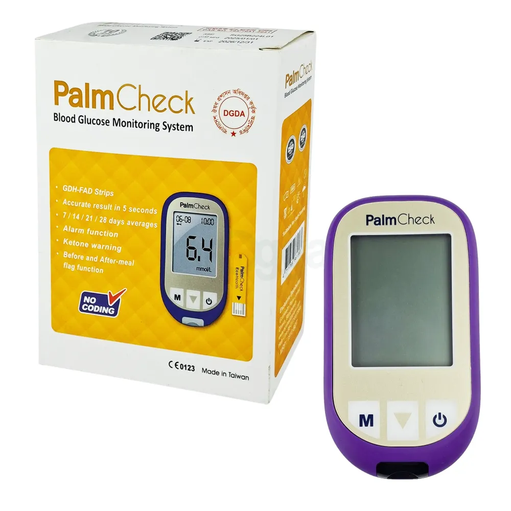 PalmCheck Blood Glucose Monitoring System  