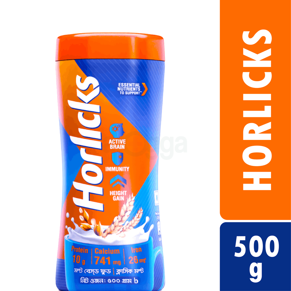 Standard Horlicks Health and Nutrition Drink Jar 500g  
