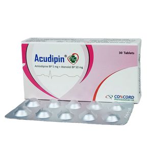 Acudipin Plus 5mg+50mg Tablet