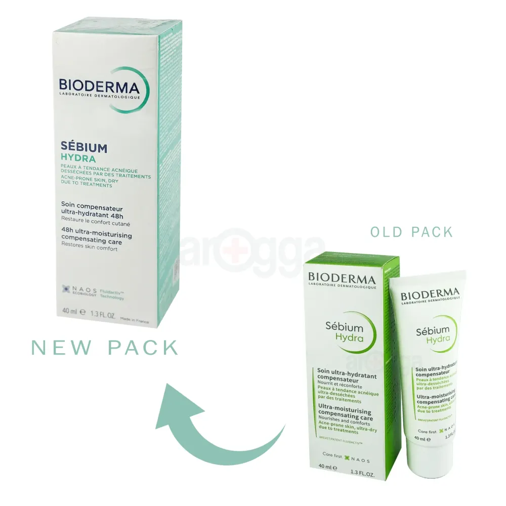 Bioderma Sebium Hydra 48H Ultra-Moisturising Compensating Care 40ml  