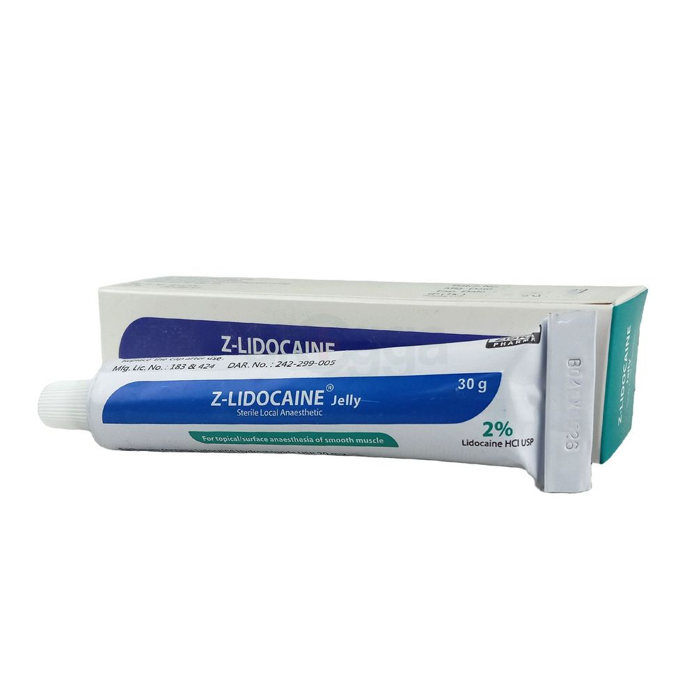 Z-Lidocaine jelly 30gm 2% Gel