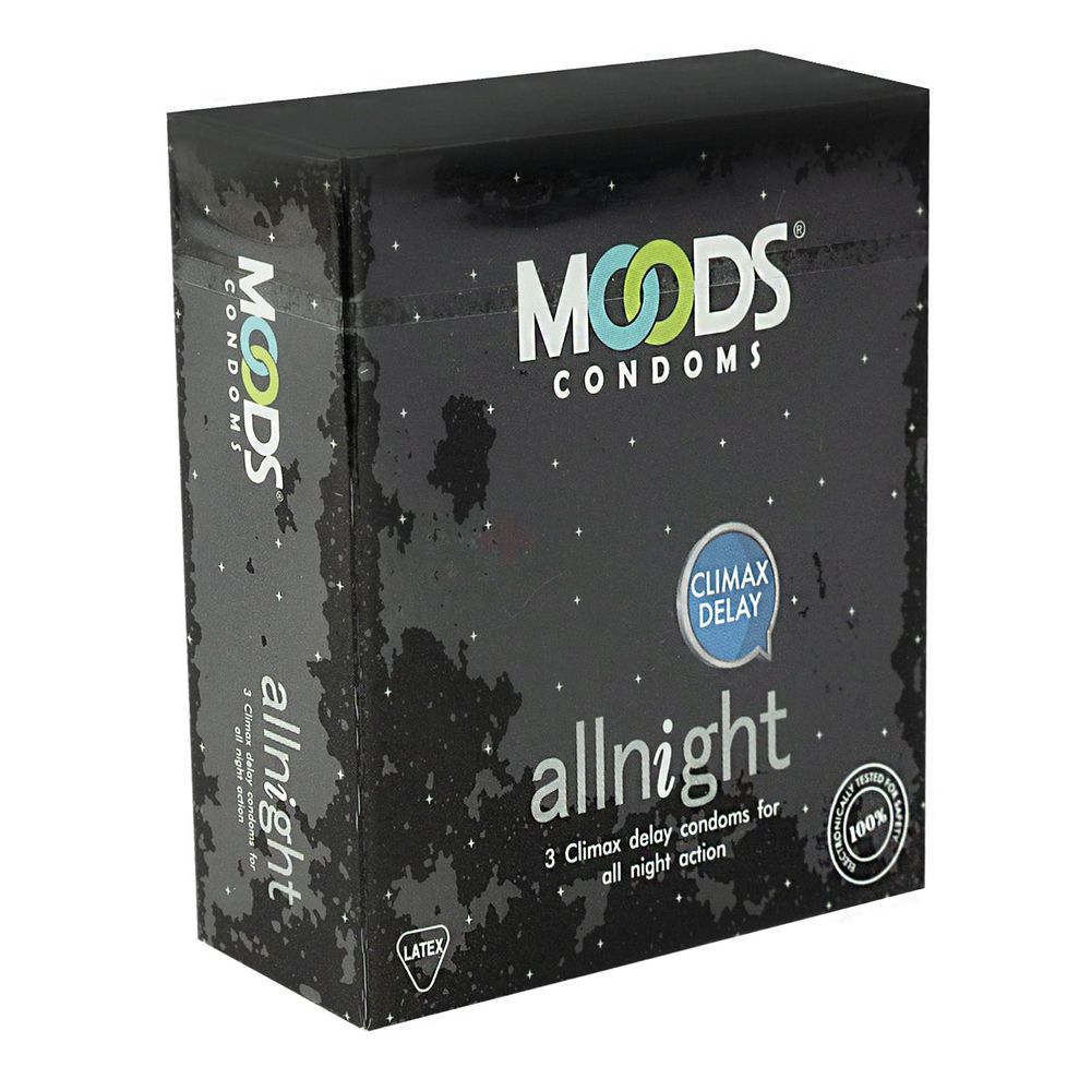 Moods - All Night Condom - Single Pack- 3pcs  