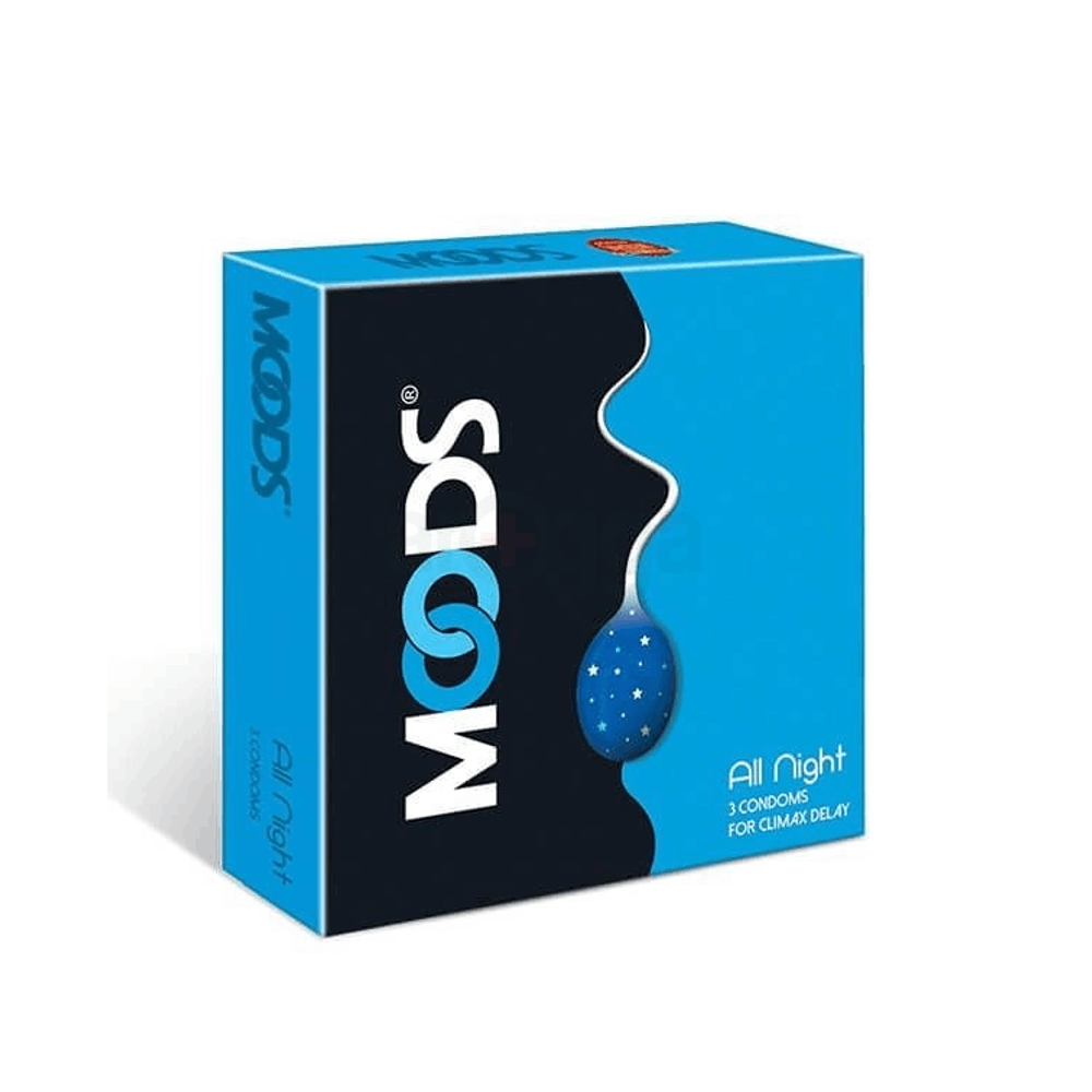 Moods - All Night Condom - Single Pack- 3pcs  