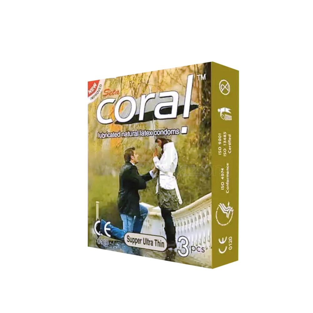 Coral Condom Supper Ultrathin With Flavours 3's Pack  